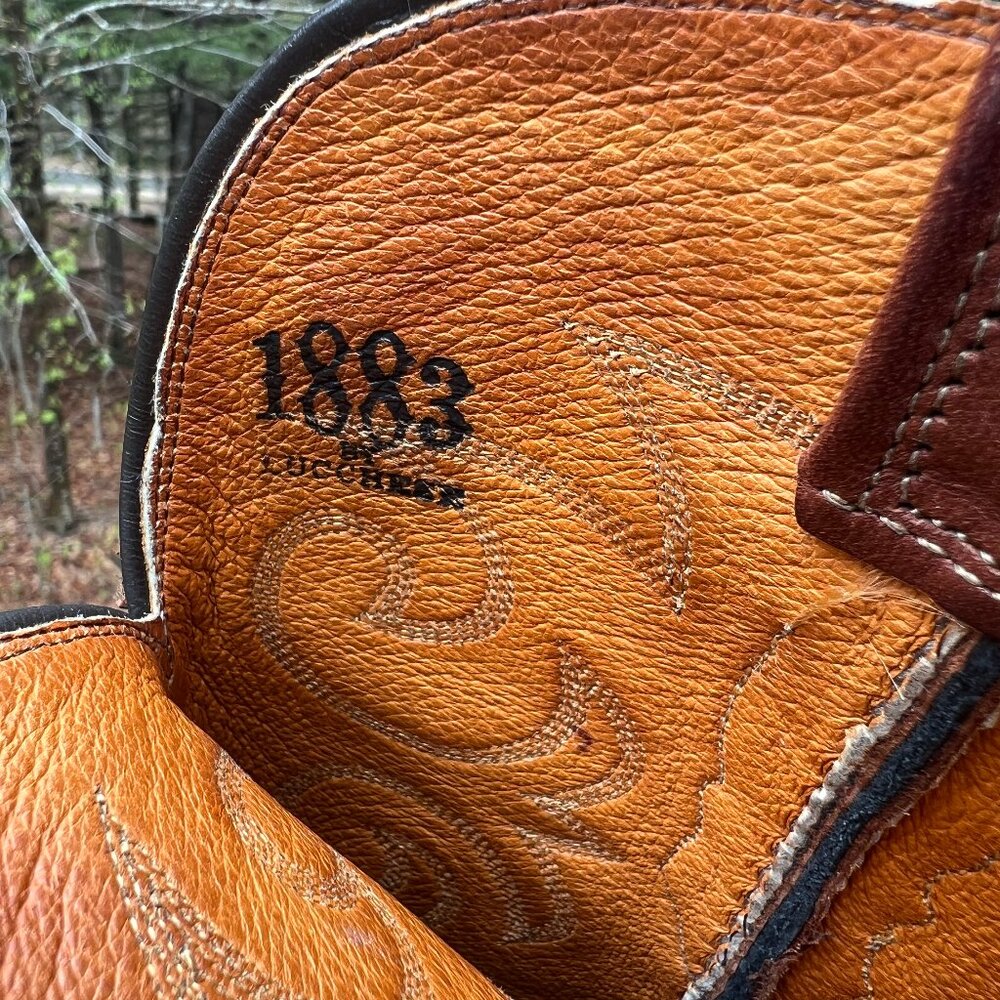 Lucchese Handmade Cowboy Boots 7 B - Picture 10 of 11